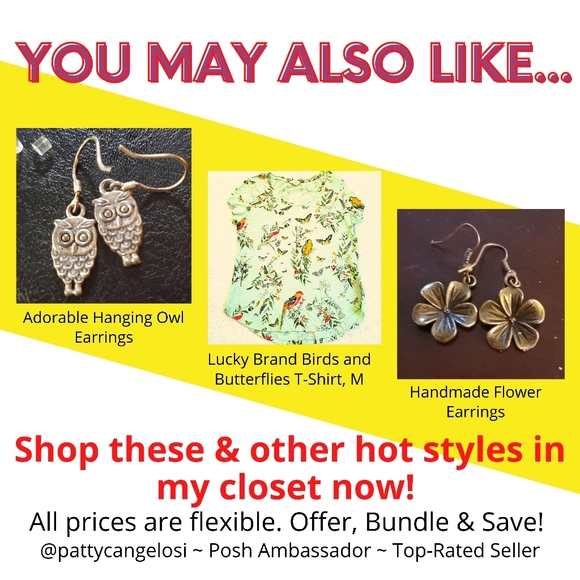 Adjustable Bronze Colored Flower & Circle Necklace - Picture 8 of 8